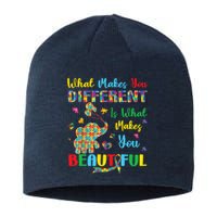 Elephant Autism Awareness Autistic For Mom Dads Wo Sustainable Beanie