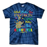 Elephant Autism Awareness Autistic For Mom Dads Wo Tie-Dye T-Shirt