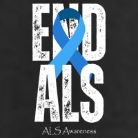 End Als Awareness Month Ribbon Adult Drive Performance Visor