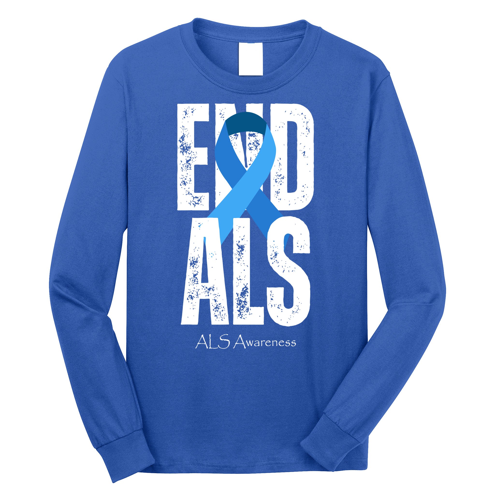 End Als Awareness Month Ribbon Long Sleeve Shirt