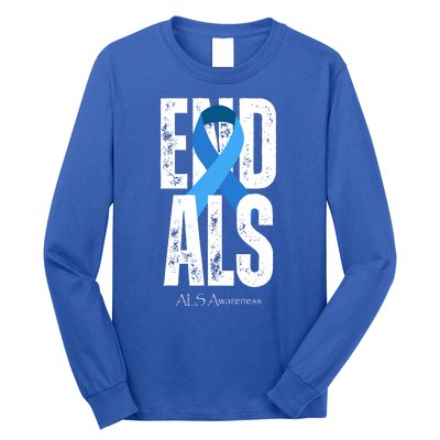 End Als Awareness Month Ribbon Long Sleeve Shirt