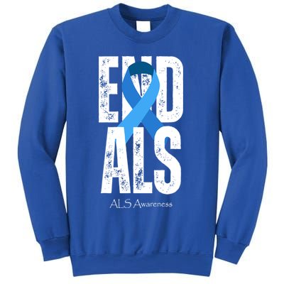 End Als Awareness Month Ribbon Sweatshirt