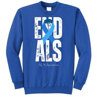 End Als Awareness Month Ribbon Sweatshirt