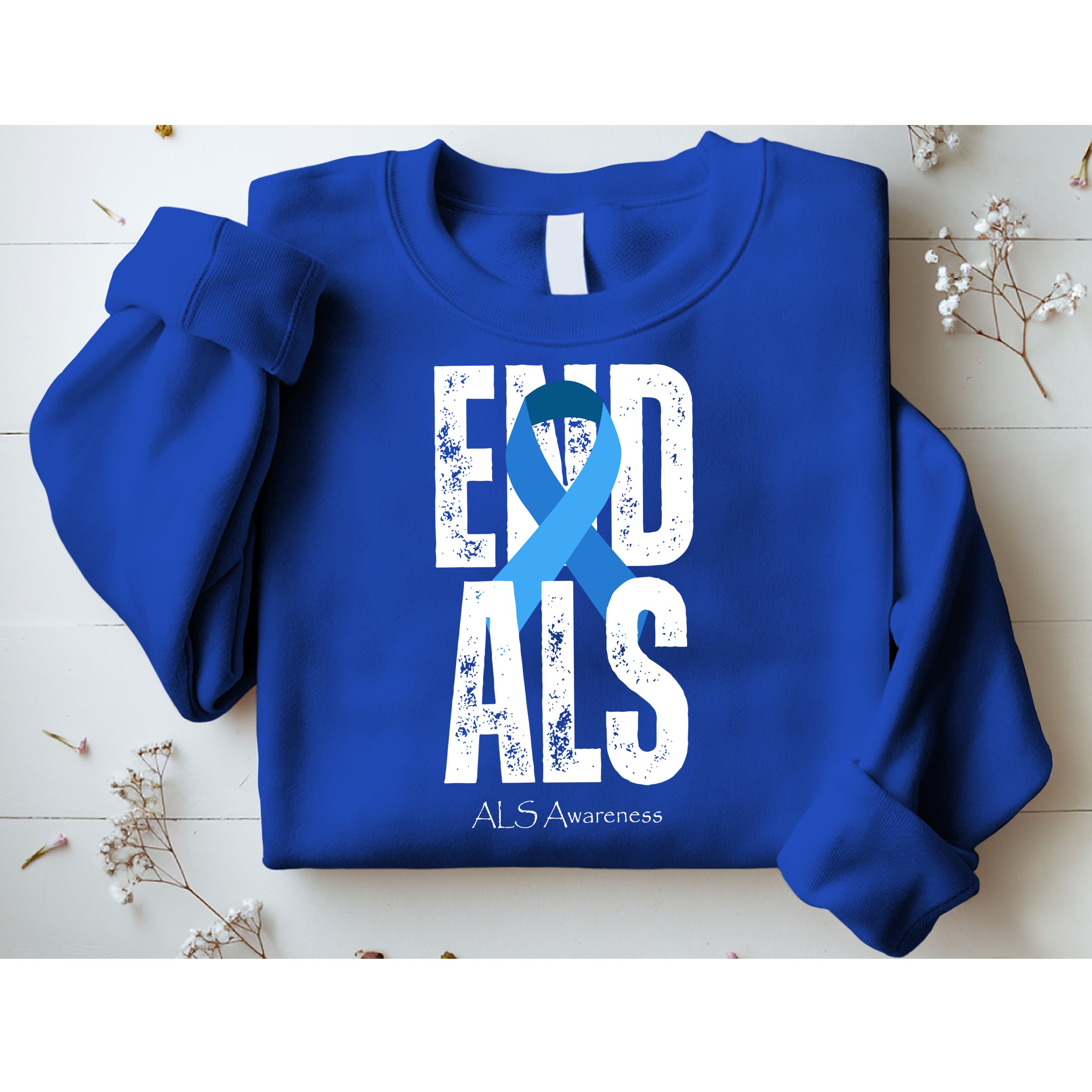 End Als Awareness Month Ribbon Sweatshirt