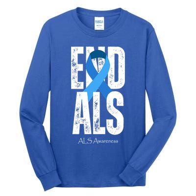 End Als Awareness Month Ribbon Tall Long Sleeve T-Shirt