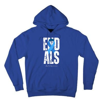 End Als Awareness Month Ribbon Tall Hoodie