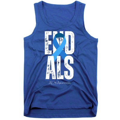 End Als Awareness Month Ribbon Tank Top