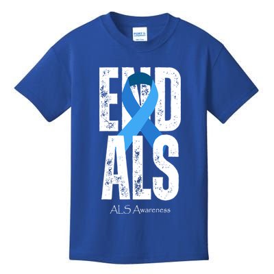End Als Awareness Month Ribbon Kids T-Shirt
