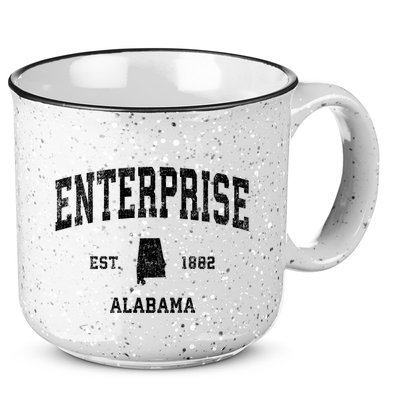 Enterprise Alabama Al Vintage Established Sports Design 15oz Campfire Ceramic Mug