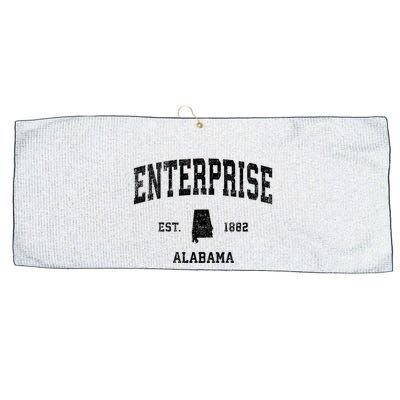 Enterprise Alabama Al Vintage Established Sports Design Large Microfiber Waffle Golf Towel