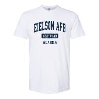 Eielson Afb Alaska Ak Vintage Sports Established Softstyle CVC T-Shirt