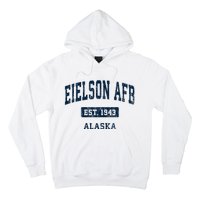 Eielson Afb Alaska Ak Vintage Sports Established Hoodie