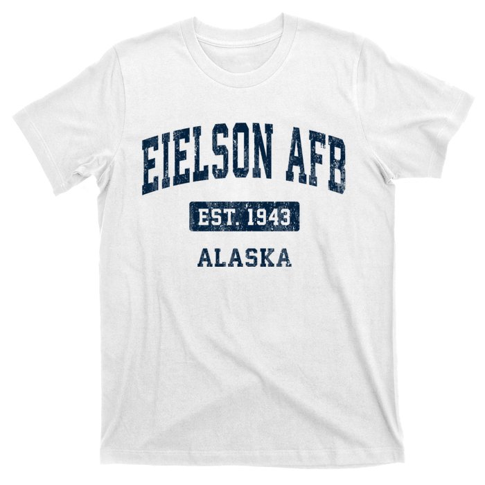 Eielson Afb Alaska Ak Vintage Sports Established T-Shirt