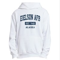 Eielson Afb Alaska Ak Vintage Sports Established Urban Pullover Hoodie