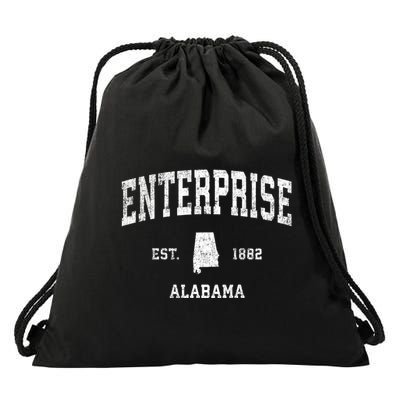Enterprise Alabama Al Vintage Sports Drawstring Bag