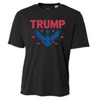 Empower America Again Donald Trump 2024 Presidential Campaign Cooling Performance Crew T-Shirt