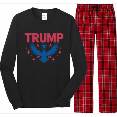 Empower America Again Donald Trump 2024 Presidential Campaign Long Sleeve Pajama Set