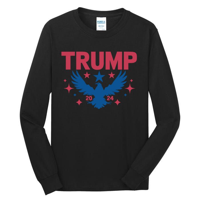 Empower America Again Donald Trump 2024 Presidential Campaign Tall Long Sleeve T-Shirt