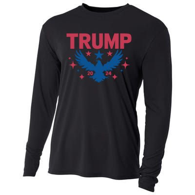 Empower America Again Donald Trump 2024 Presidential Campaign Cooling Performance Long Sleeve Crew