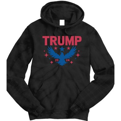 Empower America Again Donald Trump 2024 Presidential Campaign Tie Dye Hoodie