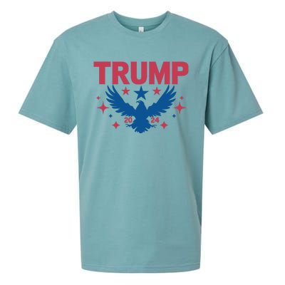 Empower America Again Donald Trump 2024 Presidential Campaign Sueded Cloud Jersey T-Shirt