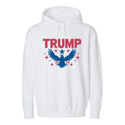 Empower America Again Donald Trump 2024 Presidential Campaign Garment-Dyed Fleece Hoodie