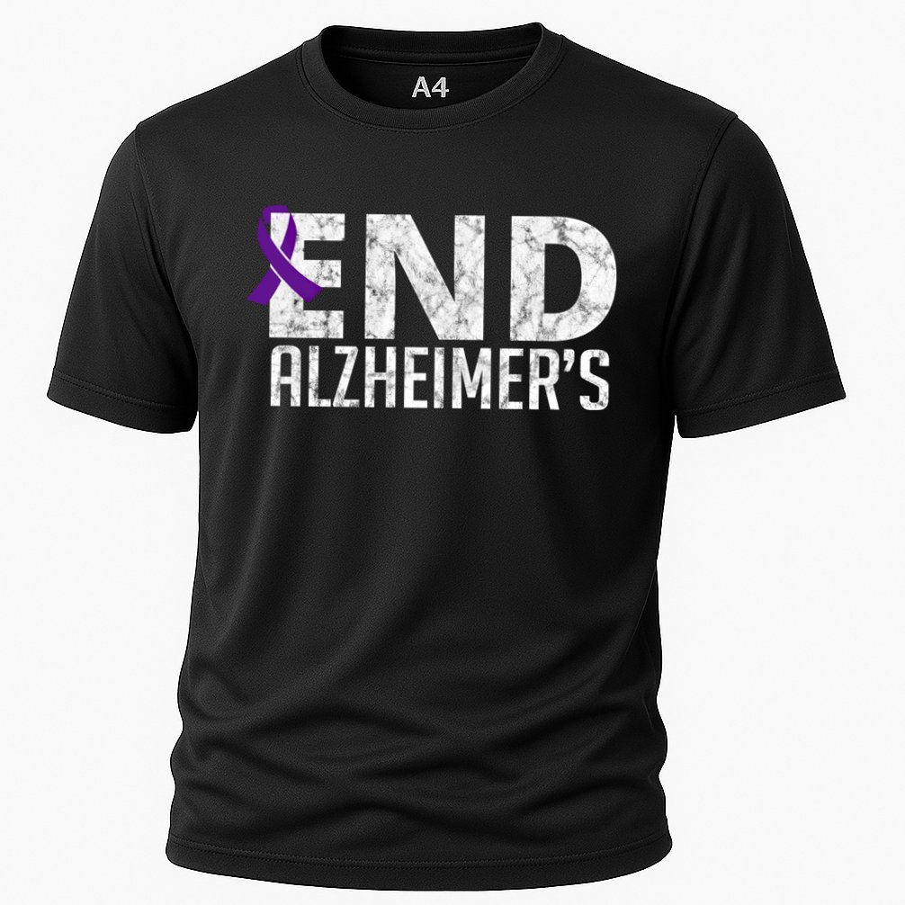End Alzheimer's Awareness Month Gift Cooling Performance Crew T-Shirt