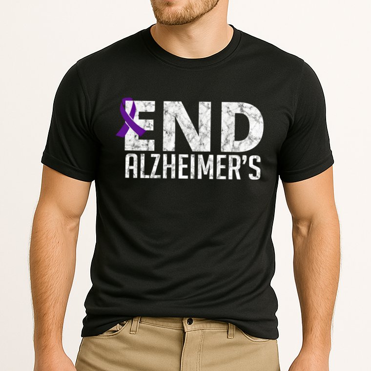 End Alzheimer's Awareness Month Gift Cooling Performance Crew T-Shirt