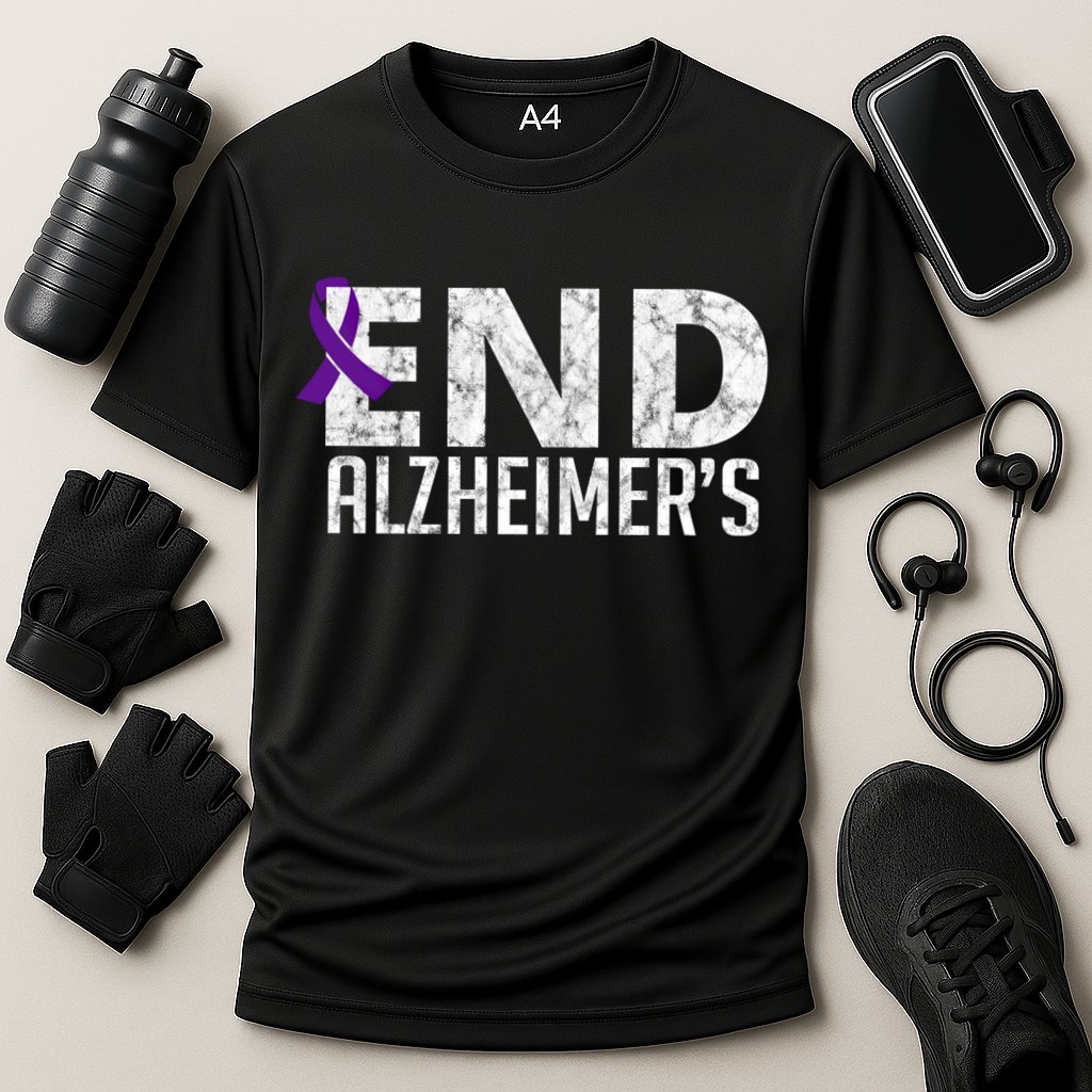 End Alzheimer's Awareness Month Gift Cooling Performance Crew T-Shirt