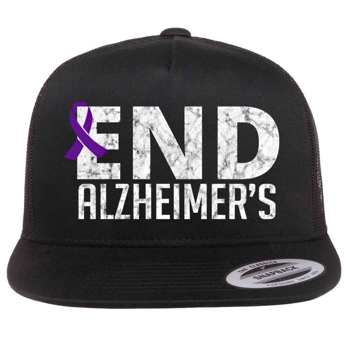 End Alzheimer's Awareness Month Gift Flatbill Hat