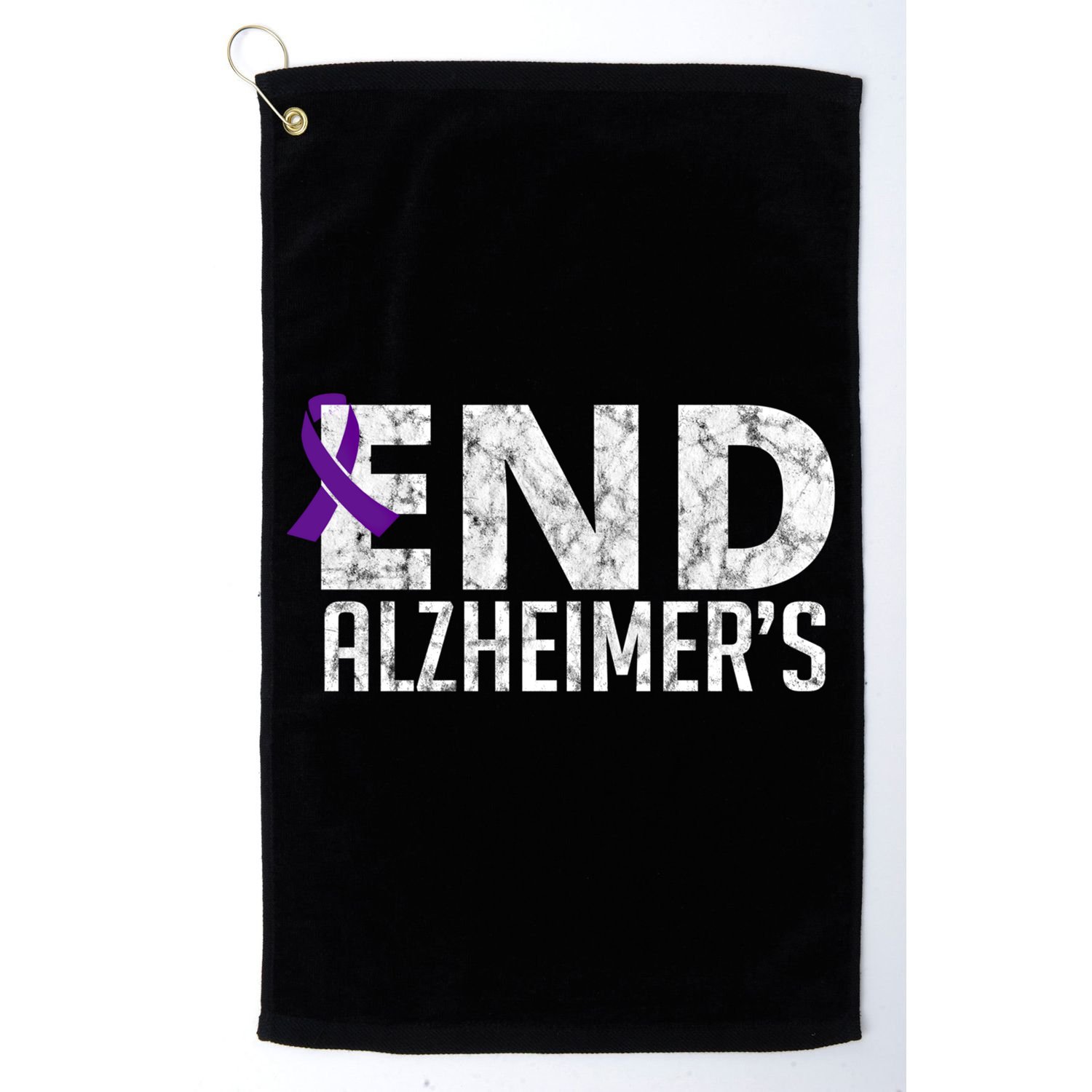 End Alzheimer's Awareness Month Gift Golf Towel