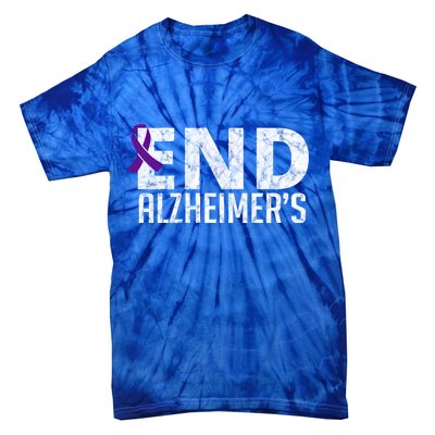 End Alzheimer's Awareness Month Gift Tie-Dye T-Shirt
