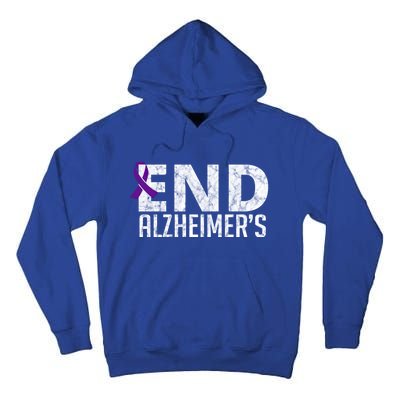 End Alzheimer's Awareness Month Gift Tall Hoodie