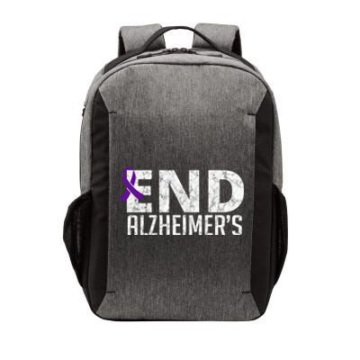 End Alzheimer's Awareness Month Gift Vector Backpack