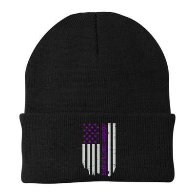 Epilepsy Awareness American Flag Epilepsy Gift Beanie