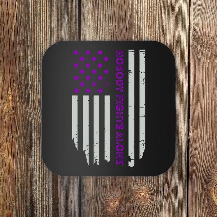 Epilepsy Awareness American Flag Epilepsy Gift Coaster