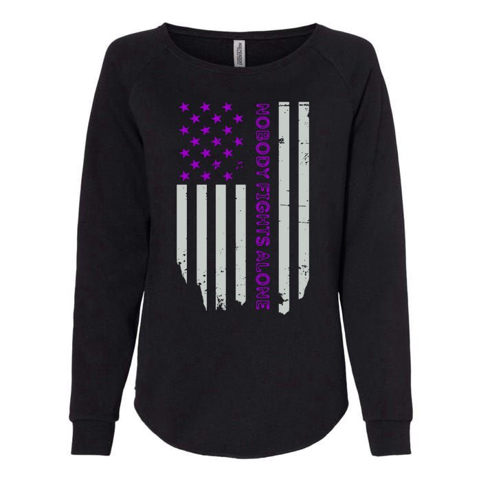 Epilepsy Awareness American Flag Epilepsy Gift Womens California Wash Sweatshirt