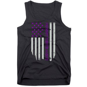 Epilepsy Awareness American Flag Epilepsy Gift Tank Top