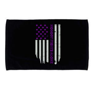 Epilepsy Awareness American Flag Epilepsy Gift Microfiber Hand Towel