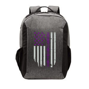 Epilepsy Awareness American Flag Epilepsy Gift Vector Backpack