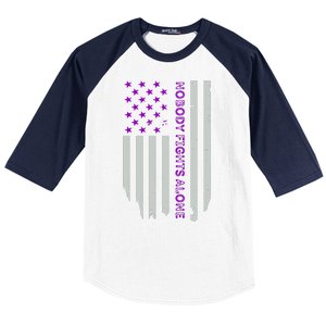 Epilepsy Awareness American Flag Epilepsy Gift Baseball Sleeve Shirt