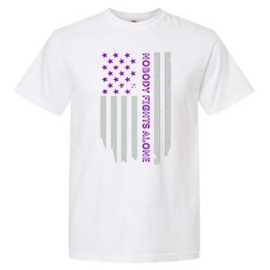 Epilepsy Awareness American Flag Epilepsy Gift Garment-Dyed Heavyweight T-Shirt