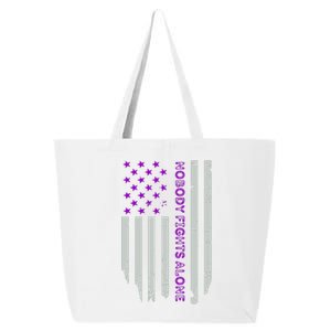 Epilepsy Awareness American Flag Epilepsy Gift 25L Jumbo Tote