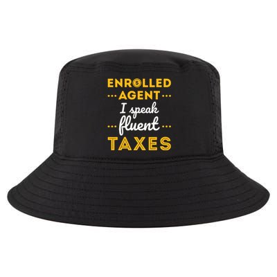 Enrolled Agent Accountant Funny Taxes Tax Season Cool Comfort Performance Bucket Hat