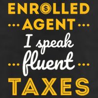 Enrolled Agent Accountant Funny Taxes Tax Season 7 Panel Mesh Trucker Snapback Hat