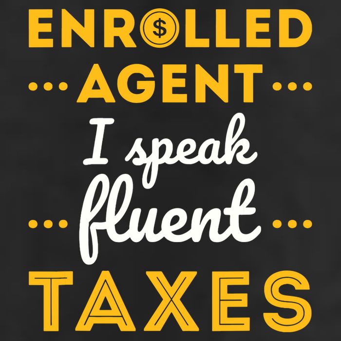 Enrolled Agent Accountant Funny Taxes Tax Season 7 Panel Mesh Trucker Snapback Hat