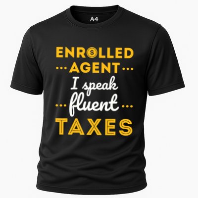 Enrolled Agent Accountant Funny Taxes Tax Season Performance Shirt