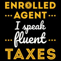 Enrolled Agent Accountant Funny Taxes Tax Season Cooling Performance Crew T-Shirt