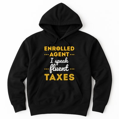 Enrolled Agent Accountant Funny Taxes Tax Season Hoodie