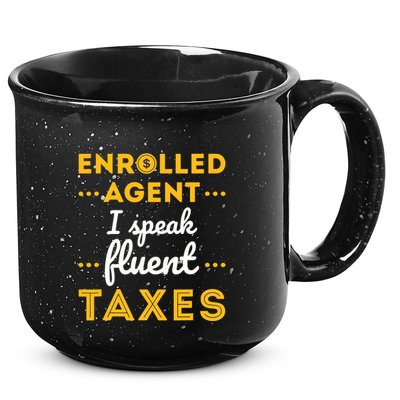 Enrolled Agent Accountant Funny Taxes Tax Season 15oz Campfire Ceramic Mug